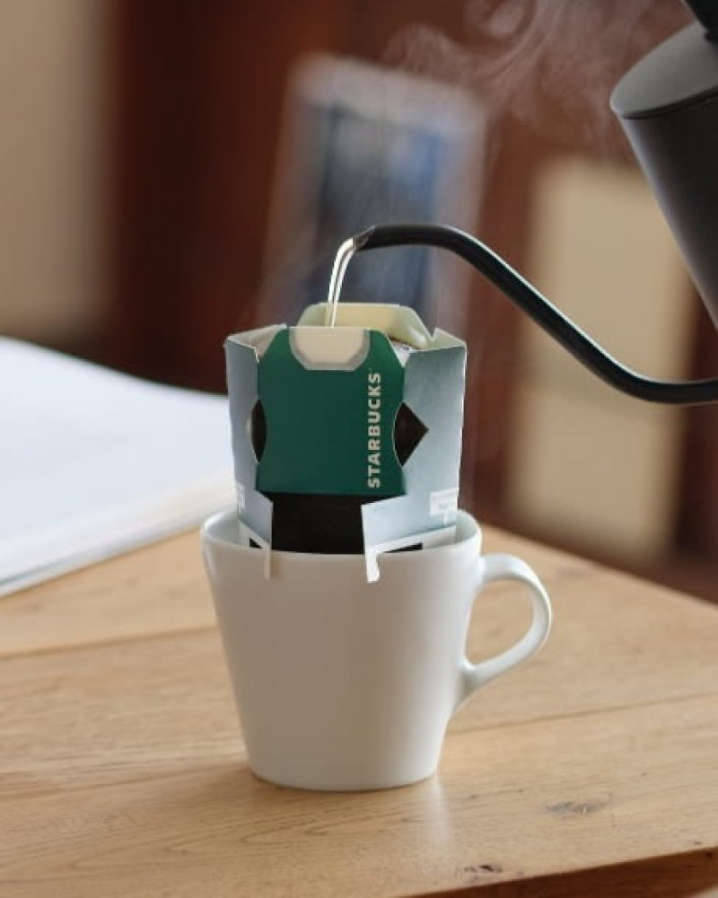 قهوه مقطره ستاربكس Starbucks Origami Personal Drip Coffee Light Note Blend