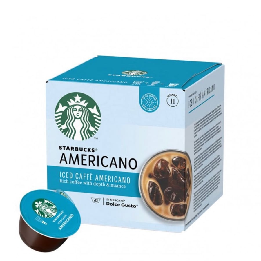 كبسولات دولتشي قوستو ستاربكس ايس امريكانو  Starbucks Iced Americano