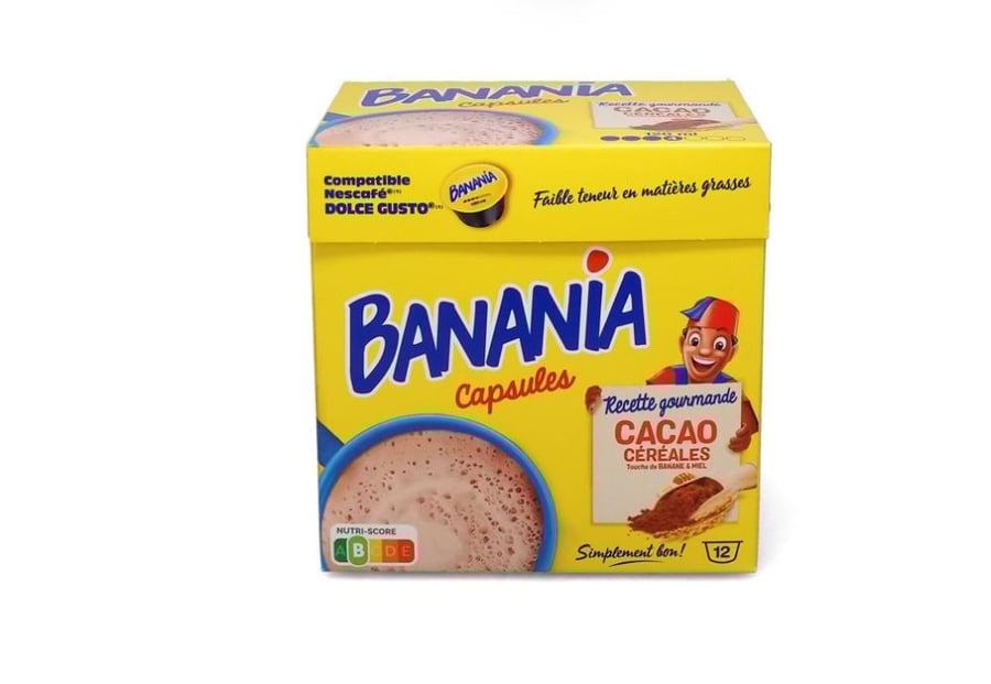 كبسولات بنانا لاله دلوتشي غوستو 12 كبسولة Hot Chocolate Banania 12 pods for Dolce Gusto