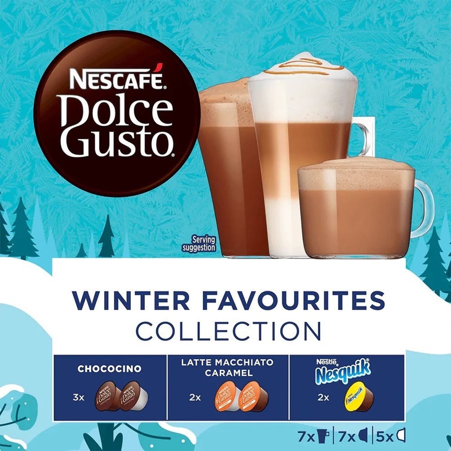 كبسولات نسكافيه دولشي جوستو تشكيلة الشتاء  CABSULS D&G WINTER FAVOURITES COLLECTION