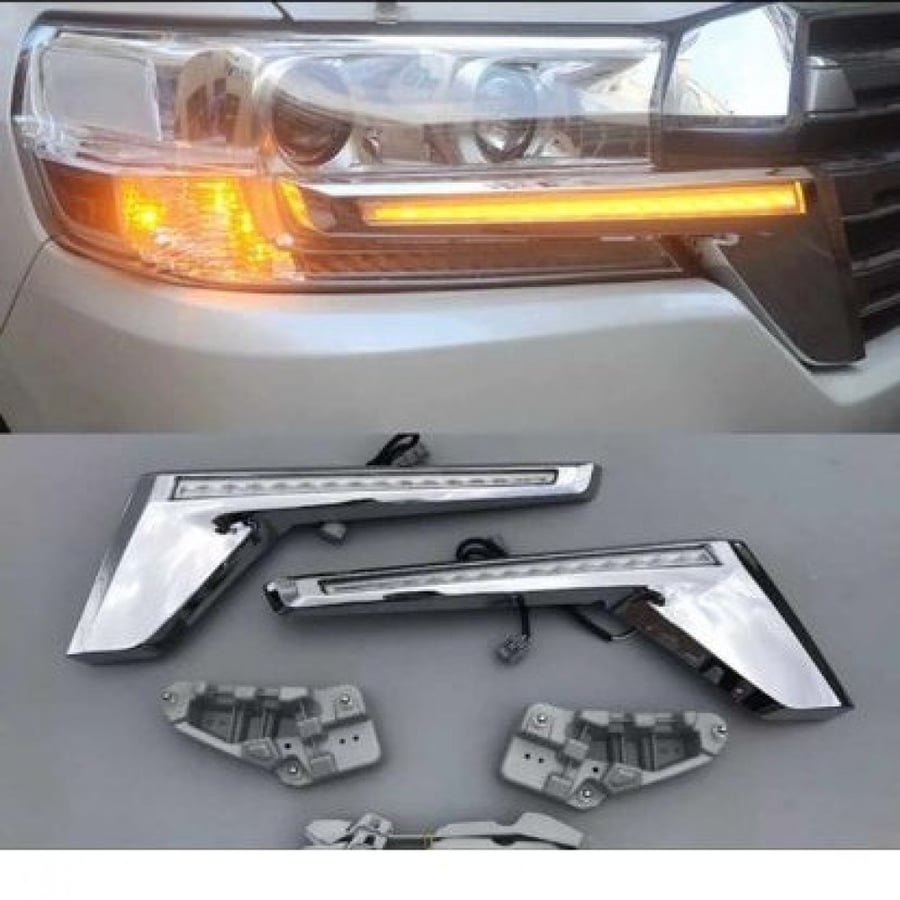 Led eyelashes for Land Cruiser Gulf 2016-2021
