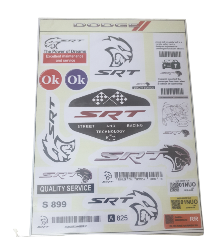 Dodge sticker pack