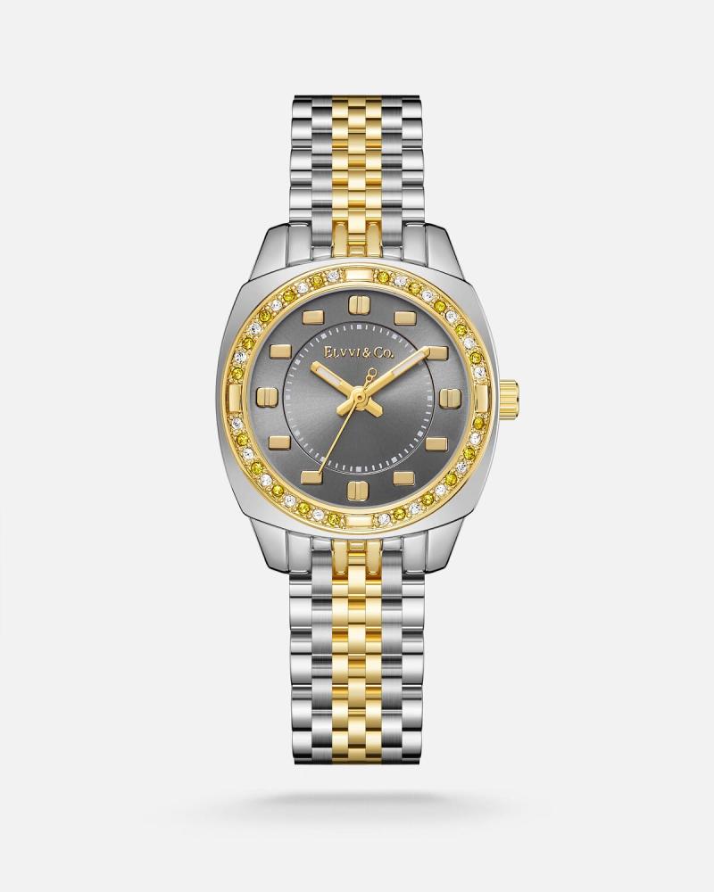 Women's watch stainless steel in gold and silver color