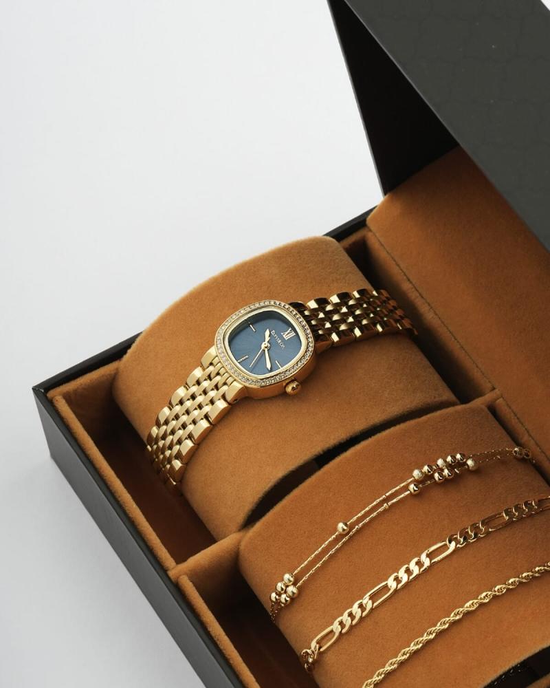 Women's gift, Yves Saint Laurent, attractive watch and bracelets
