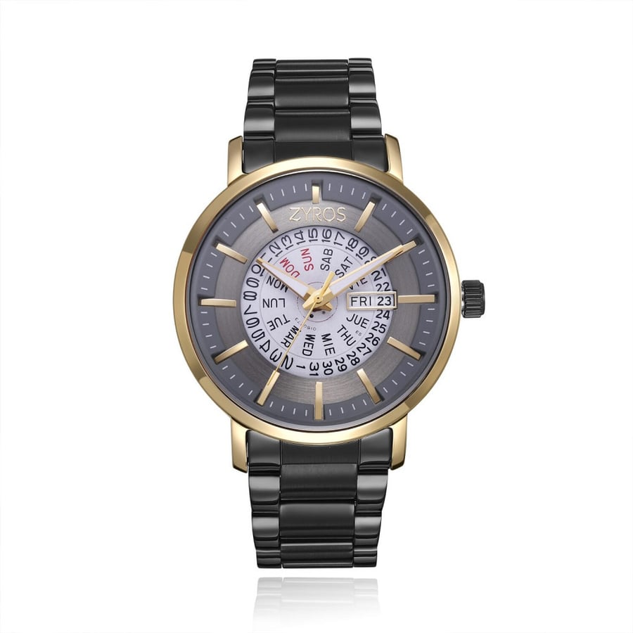 Men's steel watch in black color with a design full of vitality and luxury | ZAS148M010202