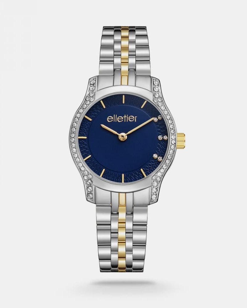 Women's watch stainless steel in silver and gold color