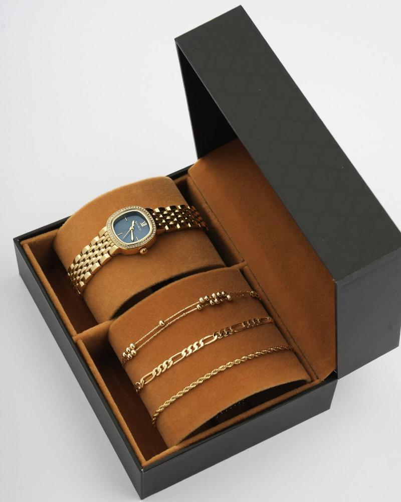 Women's gift, Yves Saint Laurent, attractive watch and bracelets