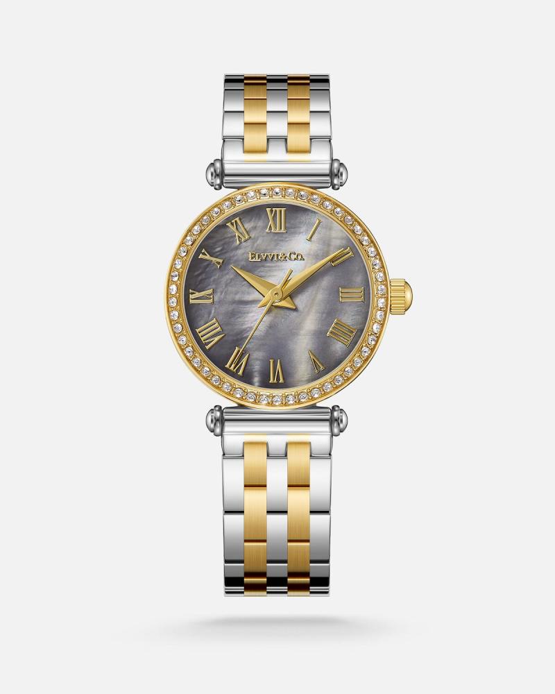 Women's watch, steel, in gold color