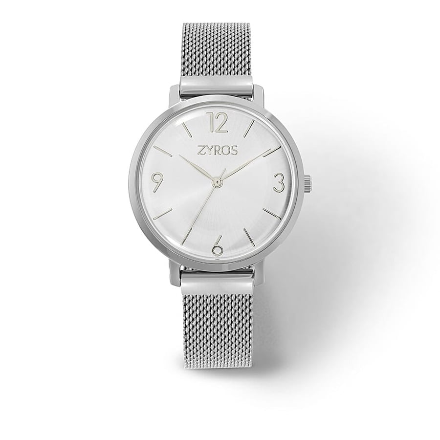 Zaros women's watch with an elegant mesh bracelet in silver color with an elegant and modern design | ZAM013L111111