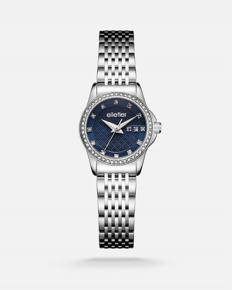 Women's elegant watch, stainless steel, silver color | TOA051L110511