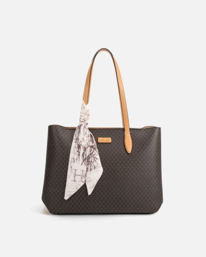 Women's Imzuri leather bag in brown color