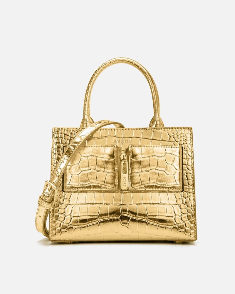 Women's Zairos bag for occasions in gold color