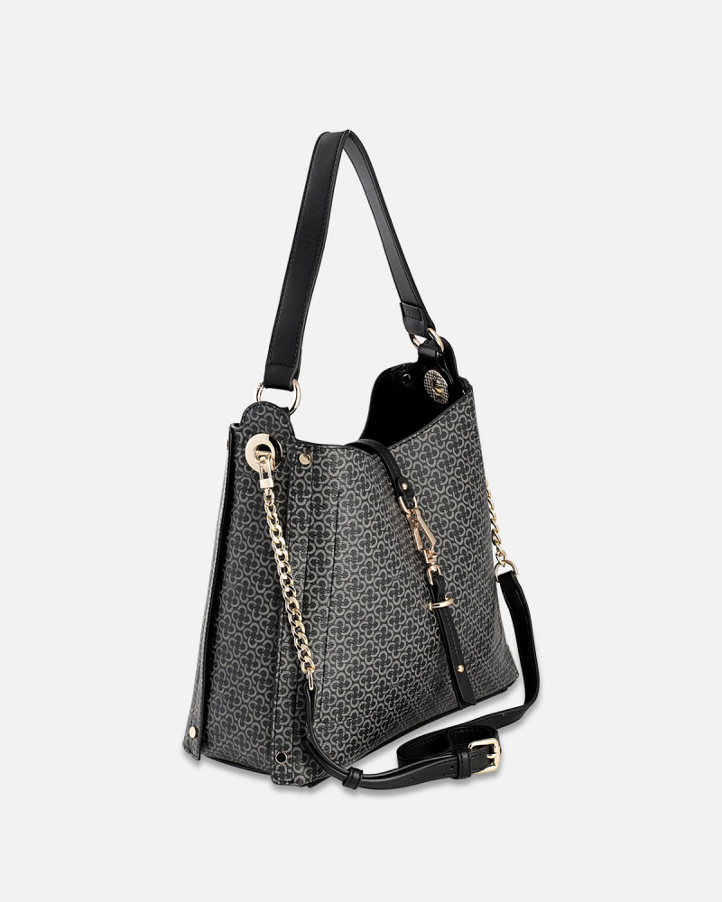 Zaros women's bag in black color with classic design | ZLH516L0201B