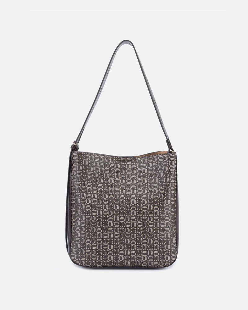 A bag with a modern design in brown color | NLH006F0201