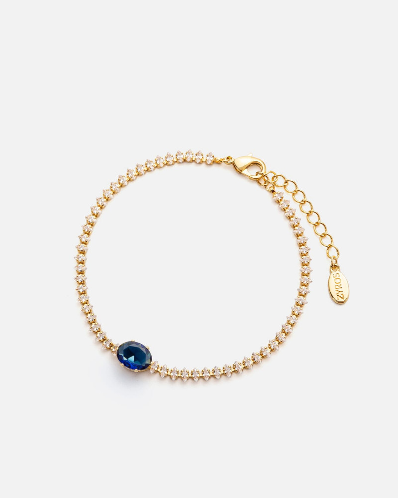 Women's bracelet with an eye-catching design in gold color | ZJB148F0105