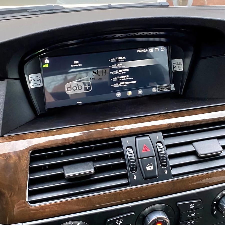 شاشة بي ام دبليو الفئة الخامسة  BMW 5 Series 2005-2010