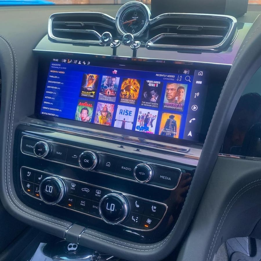 شاشة BENTLEY Bentayga كاربلاي