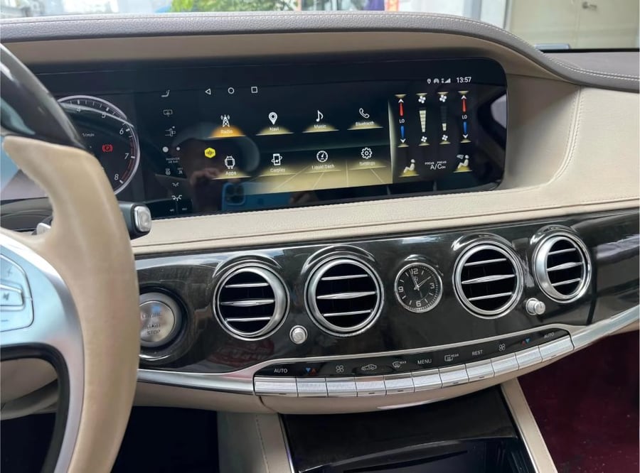 شاشة Mercedes S Class ديجيتال Full Screen Android