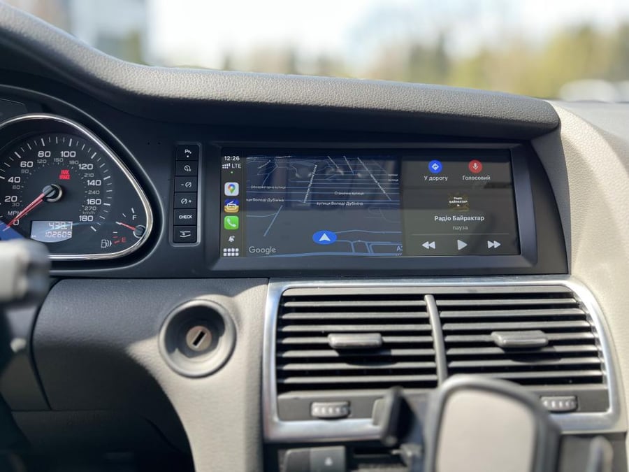 شاشة Audi Q7 black Edition CarPlay Screen