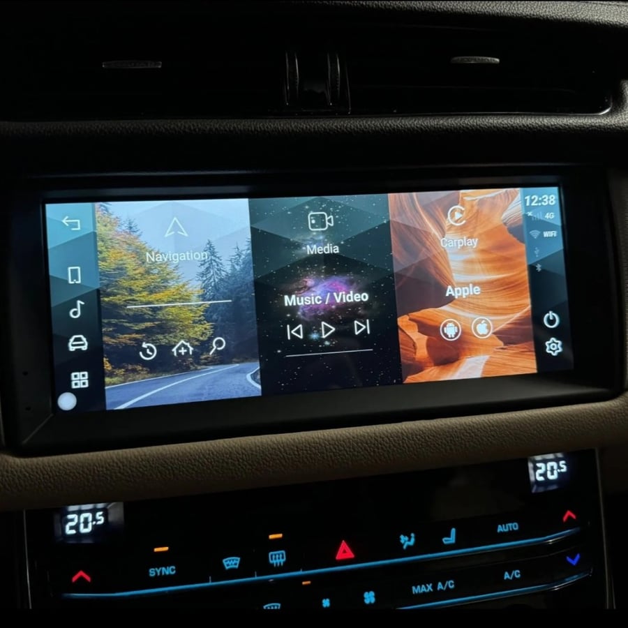 شاشة Jaguar XF كاربلاي 2016-2020