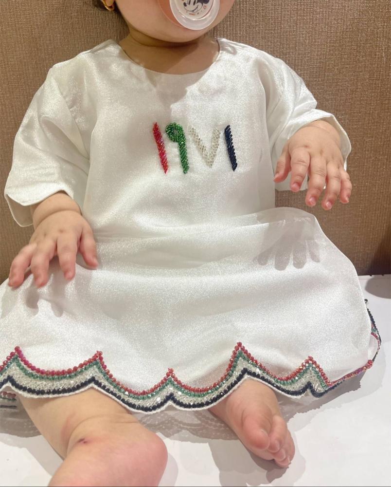 فستان لليوم الوطني الاماراتي