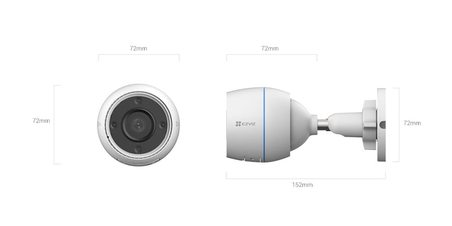كاميرا مراقبة منزلية ذكية EZVIZ C3TN بدقة FHD 1080P