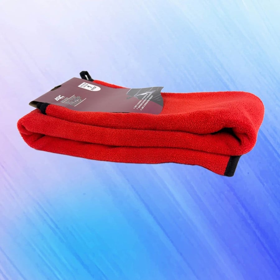 towel to dry the car after washing