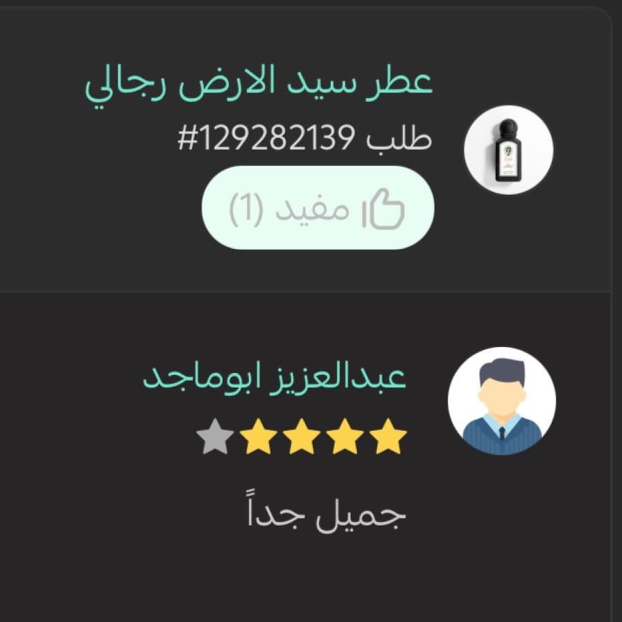 Said al-Ard men's perfume