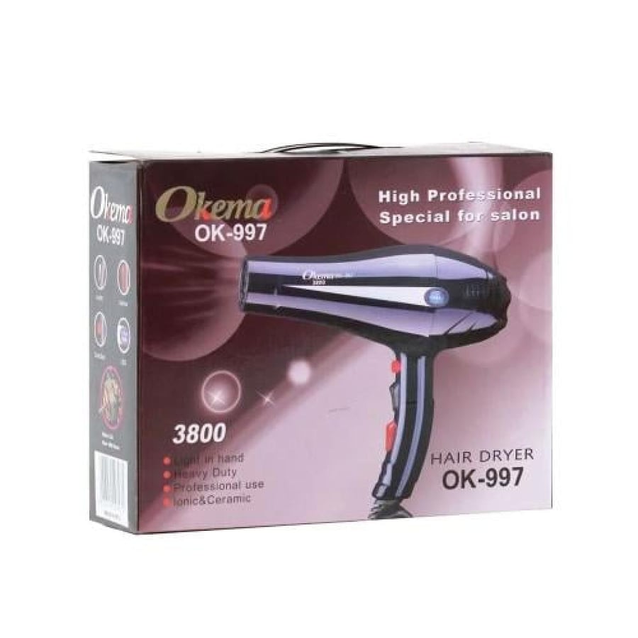 اوكيما مجفف شعر 3800 موديل OK-997