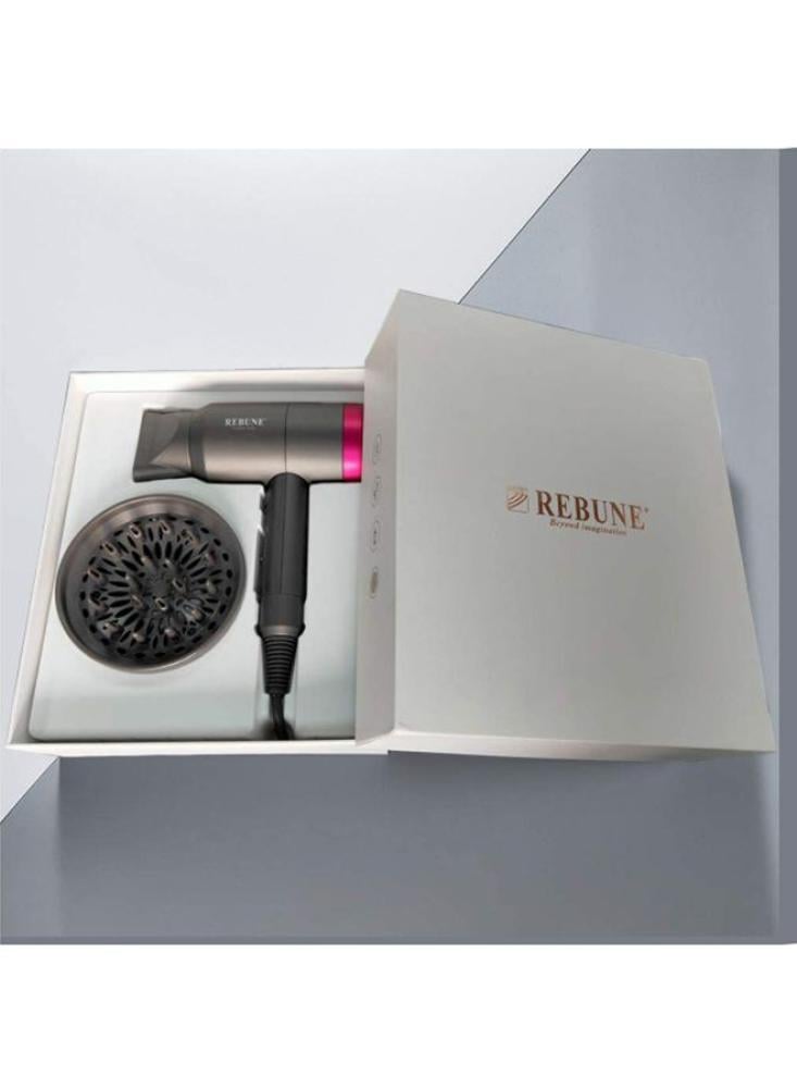 REBUNE Professional Hair Dryer 1800W with Diffuser