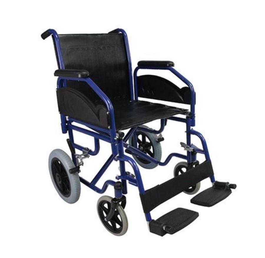 Lightweight wheelchair with small wheels
