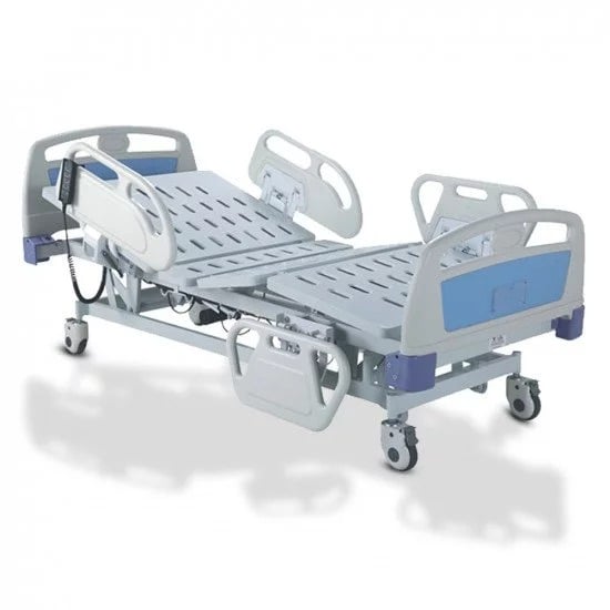 Electric bed with 5 movements up to 120 kilograms for hospitals and home
