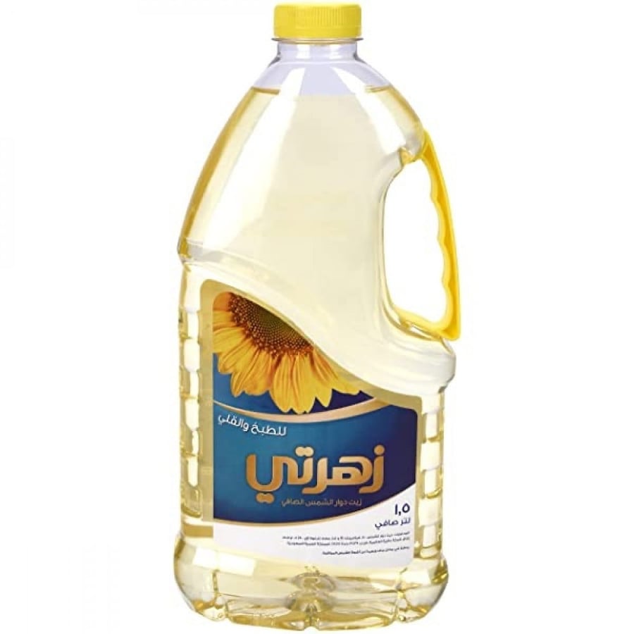 زيت زهرتي دوار الشمس 1.5 لتر شد 6