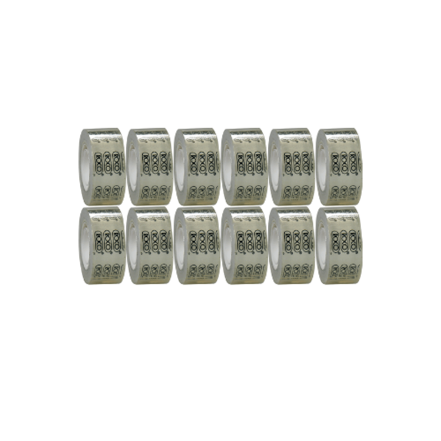 12 شطرطون شفاف صغير 24MM روكو شطرطون ولواصق المتجر التعليمي
