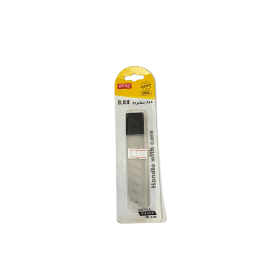 كرت غيار مشرط كبير بريما PR CK 18MMB مشارط ومقصات المتجر التعليمي