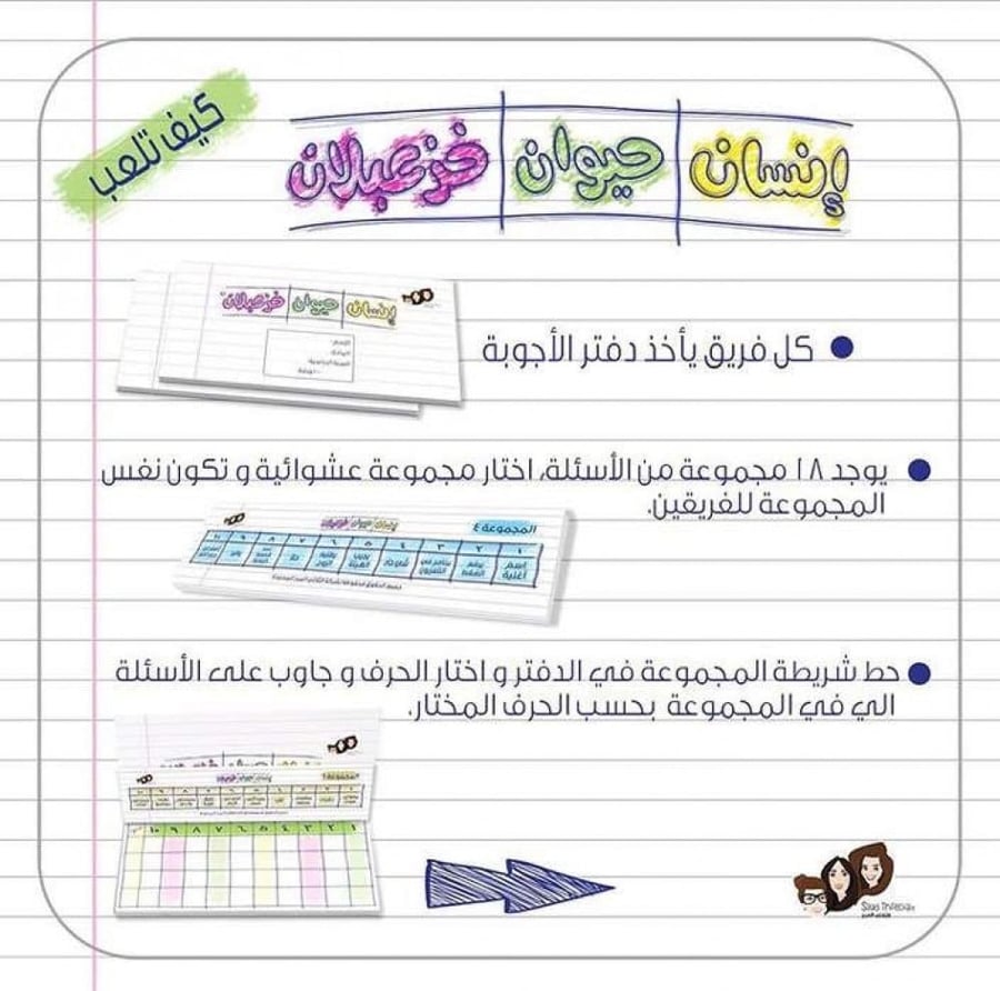 لعبة إنسان حيوان خزعبلان