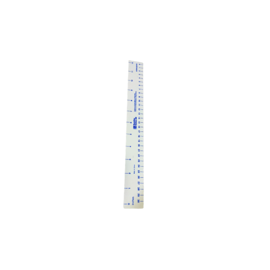 Flexible 30 cm plastic ruler