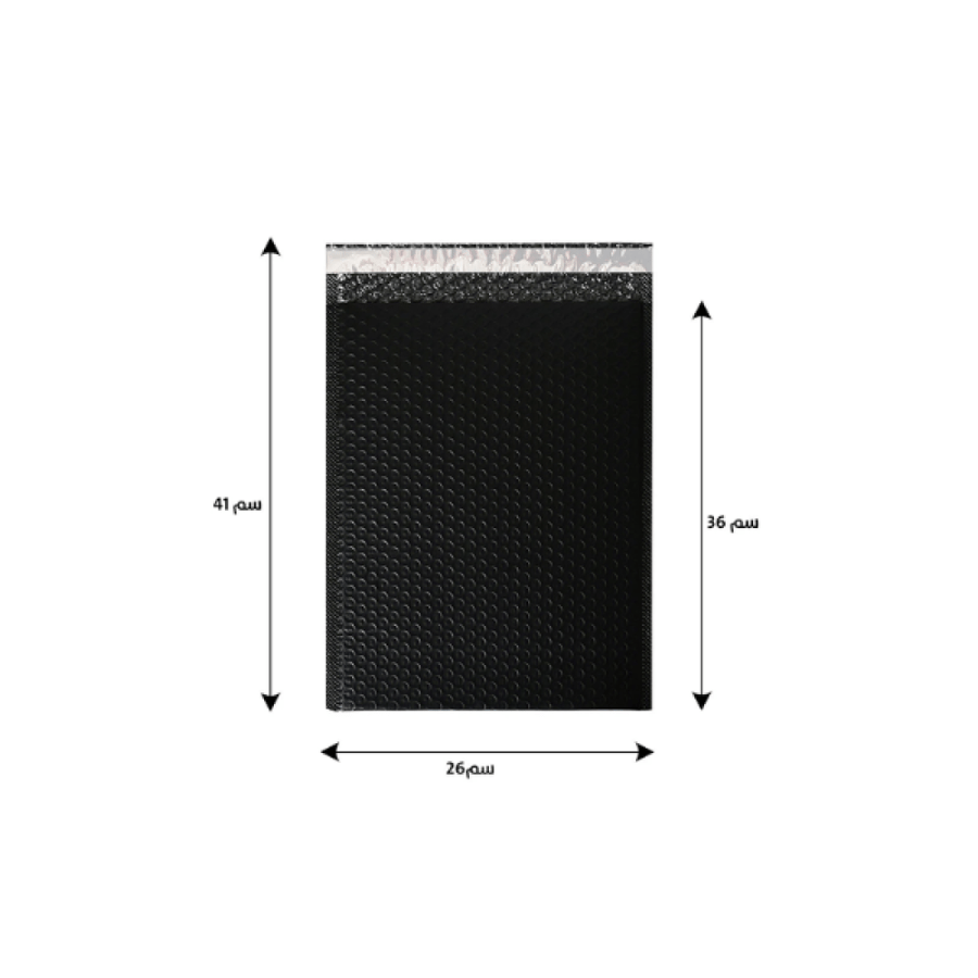10 black color envelopes 36×26 cm