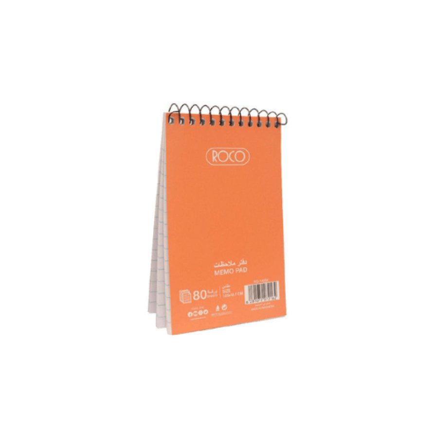 Small colorful Rocco notebook