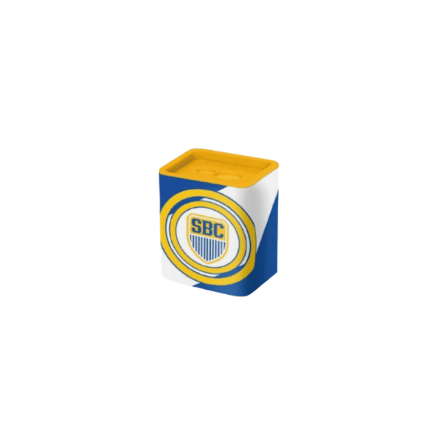 براية حديد فتحتين أزرق وذهبي SBC 5738 088 برايات المتجر التعليمي