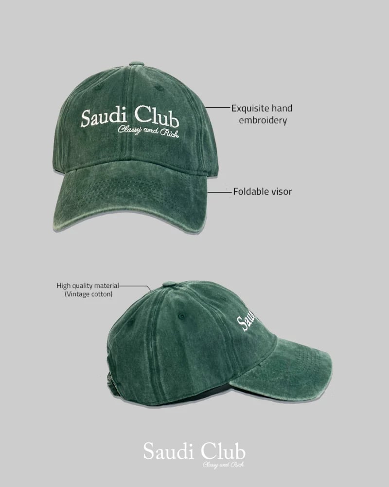 “ SAUDI CLU - GREEN CAP “