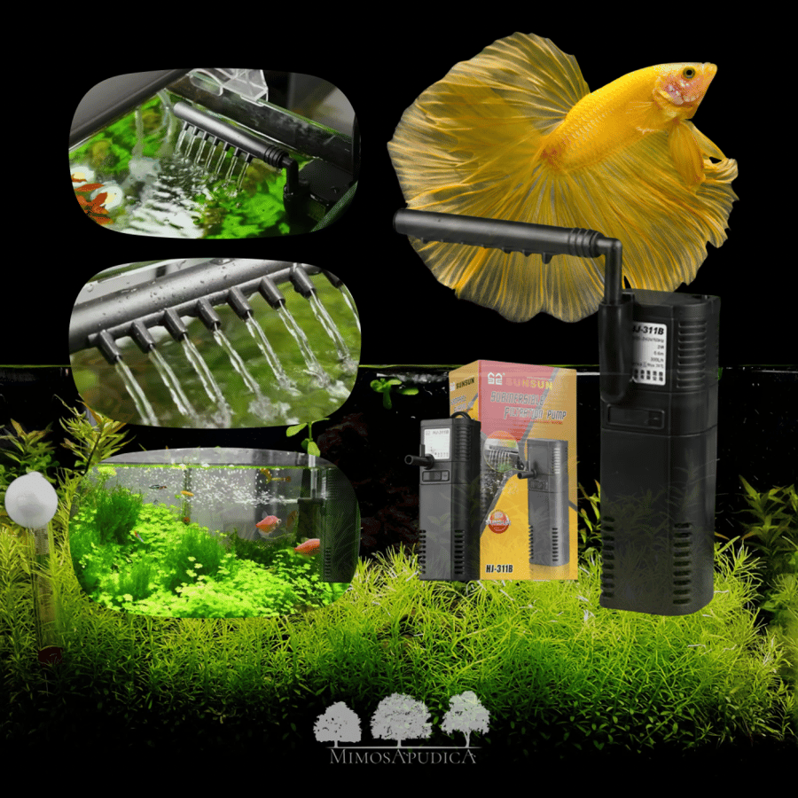 3W Internal Waterfall Filter – Gentle Flow & Efficient Filtration (UK Plug)