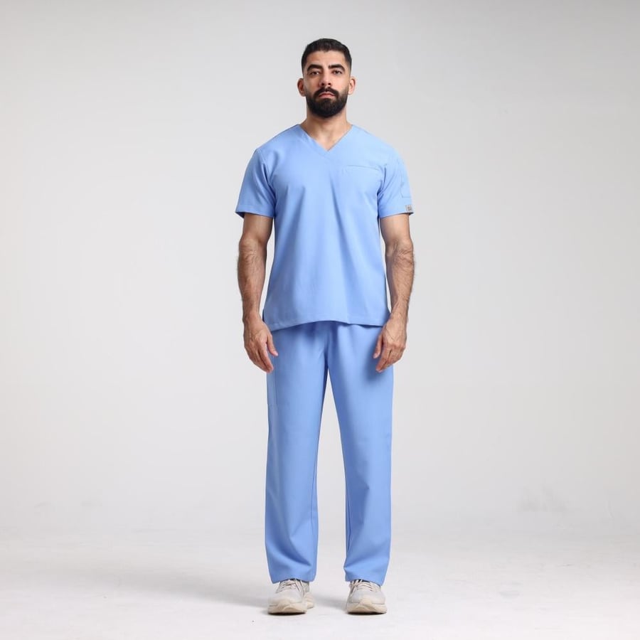 سكراب كامل رجالي لون sky blue