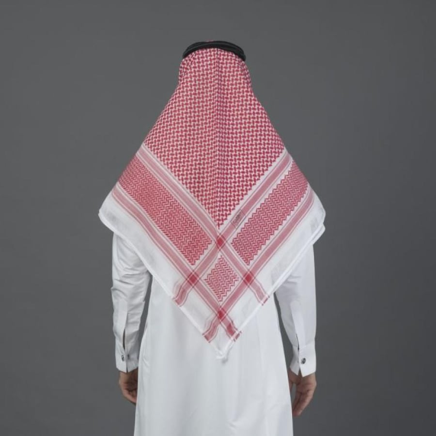 شماغ البسام الختم الاسود شلش