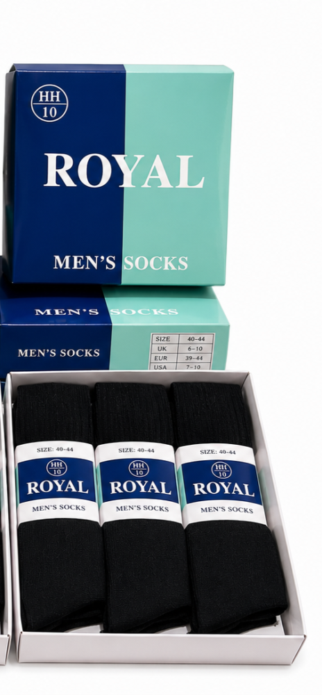 درزن جوارب رويال Royal الاصلية 12 جوز
