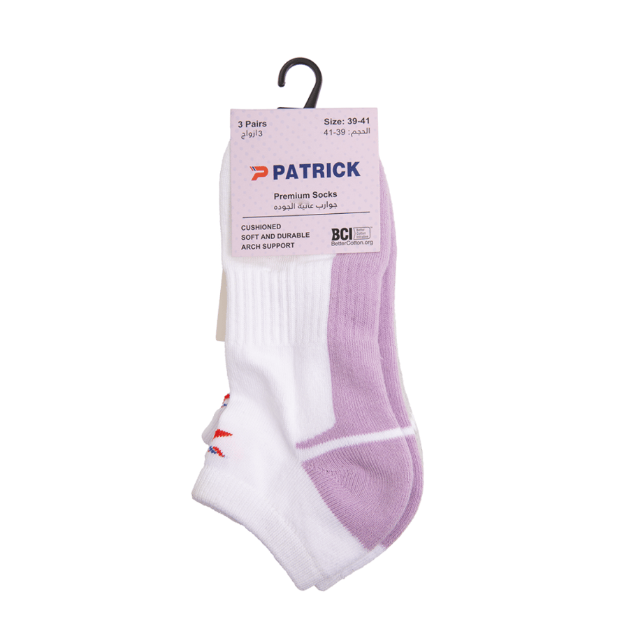 Patrick women's lifestyle sock set of 3 pairs
