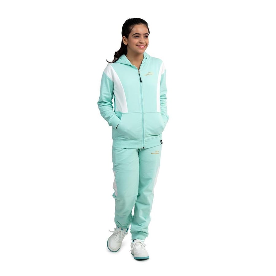سويت شيرت جري بناتي من باتريك _ AW24-KID-12-A
