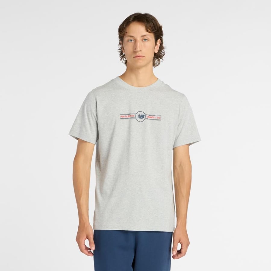 Men's lifestyle T-shirt from New Balance _ MT6148SVAG