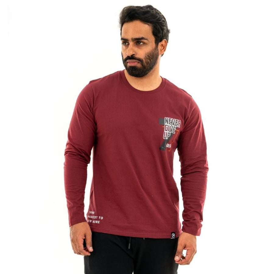 تيشيرت كم طويل لايف ستايل رجالي من باتريك _ PTK-JER-05-A