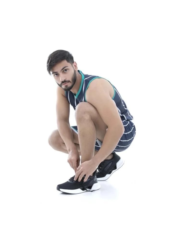 تانك+شورت كرة سلة رجالي من باتريك _ PMTS042
